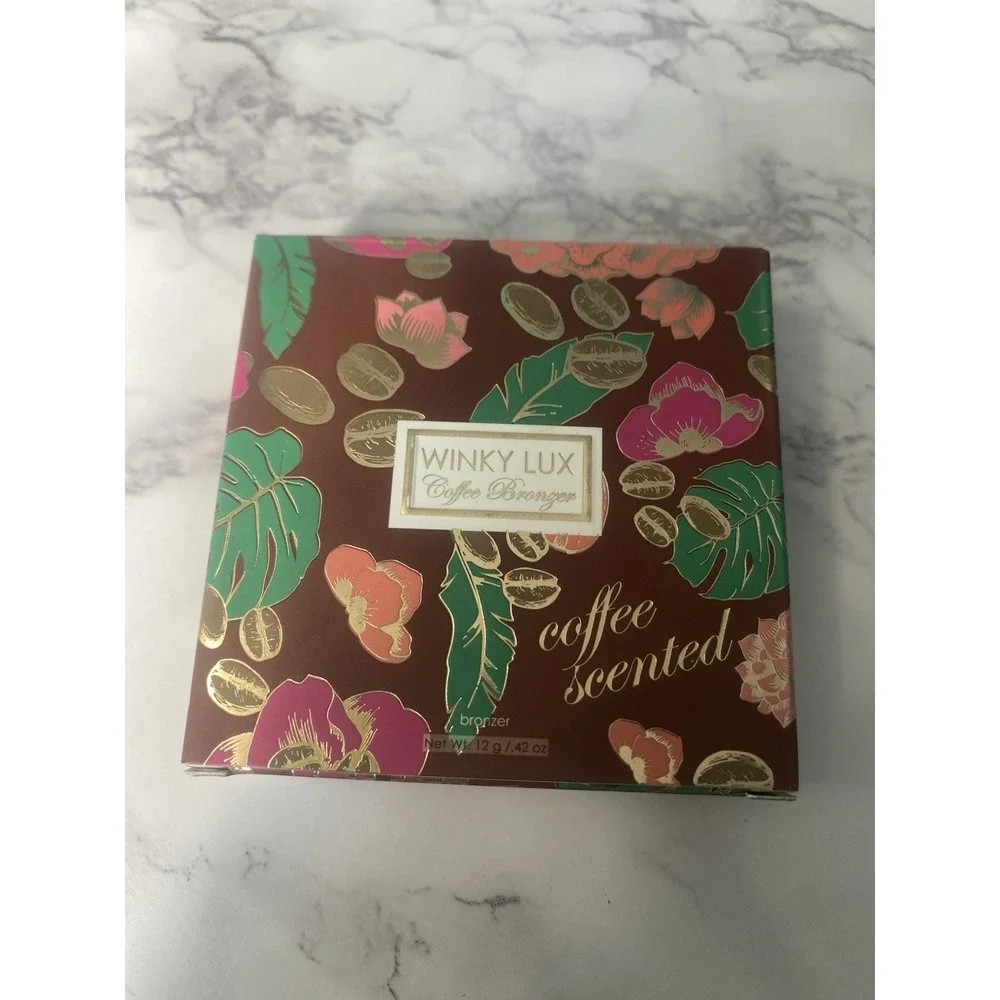 Winky Lux Coffee Bronzer ESPRESSO Matte Powder‎ Compact Contouring Makeup New